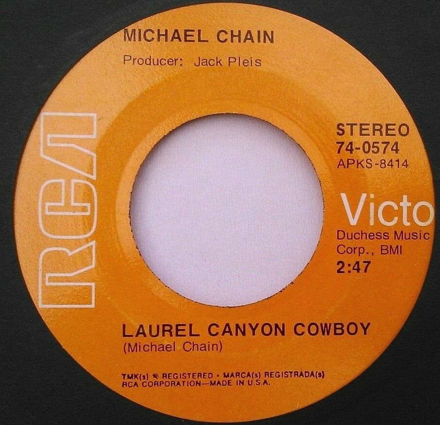 Michael Chain – Lovin' Hands at Home (RCA, 1971) 7" vinyl single VG/- US jukebox