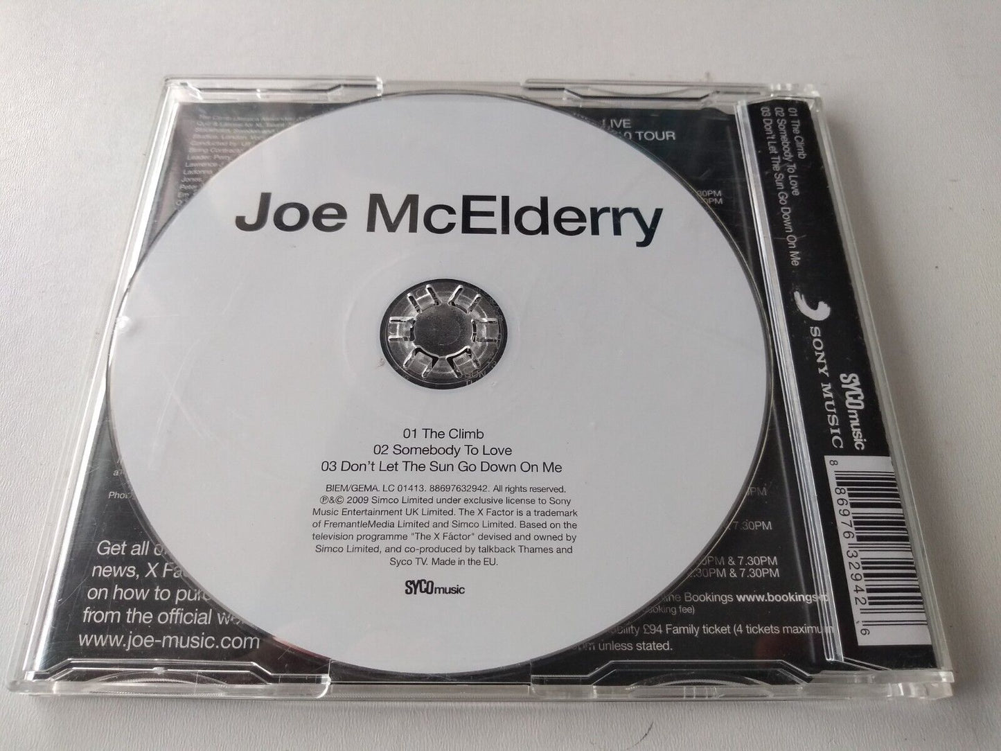 Joe McElderry - The Climb (2009) CD single