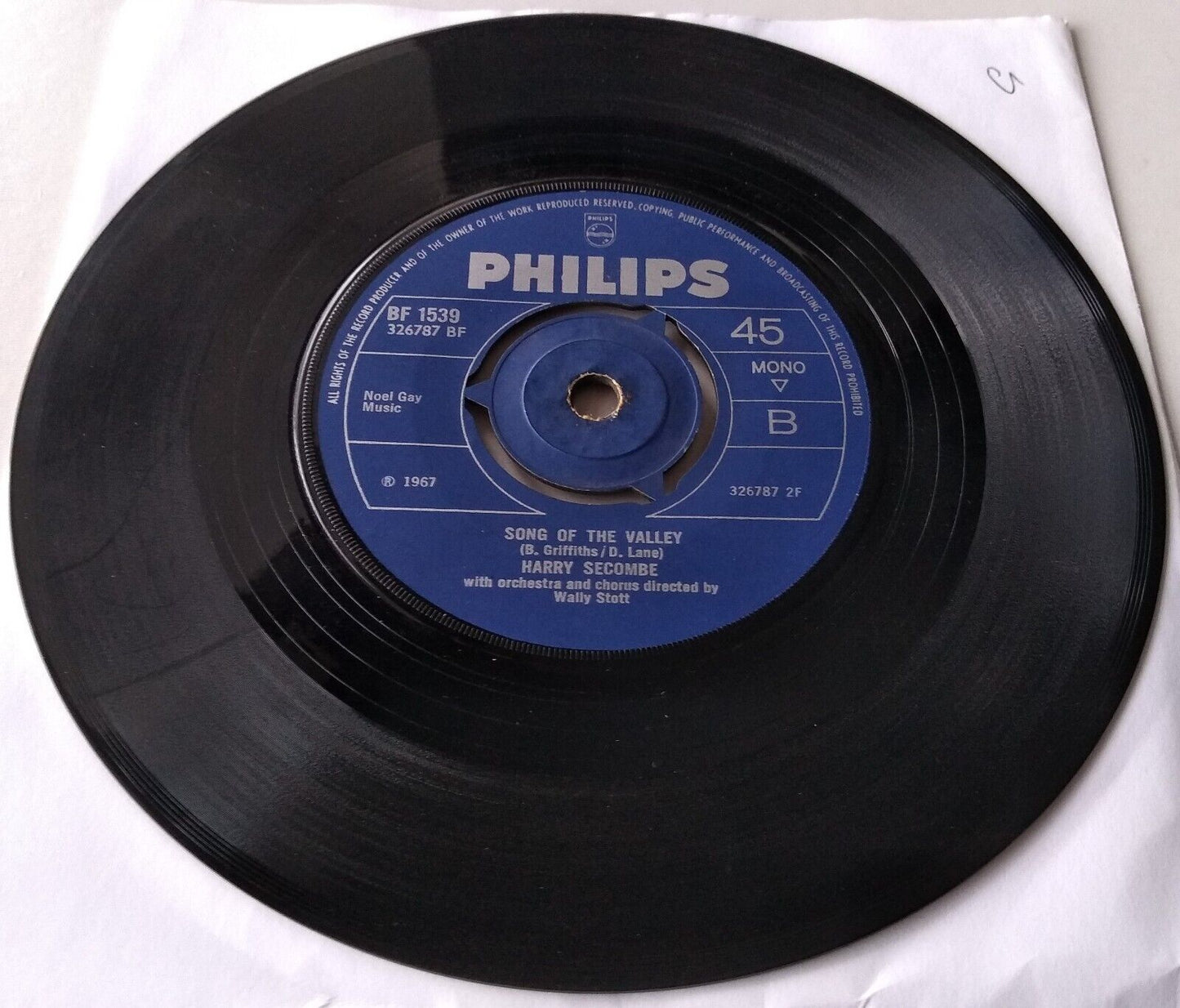 Harry Secombe - This Is My Song (Philips, 1967) 7" vinyl single VG/-