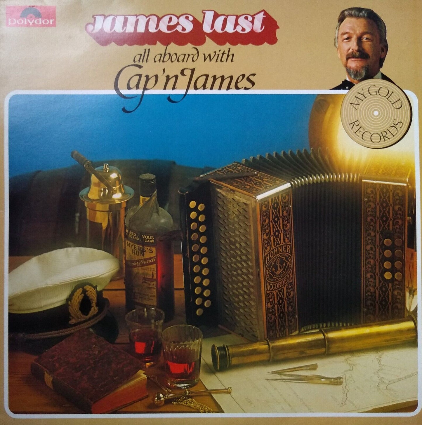 James Last – All Aboard With Cap'n James (Polydor 1980) 12" LP Reissue VG/VG