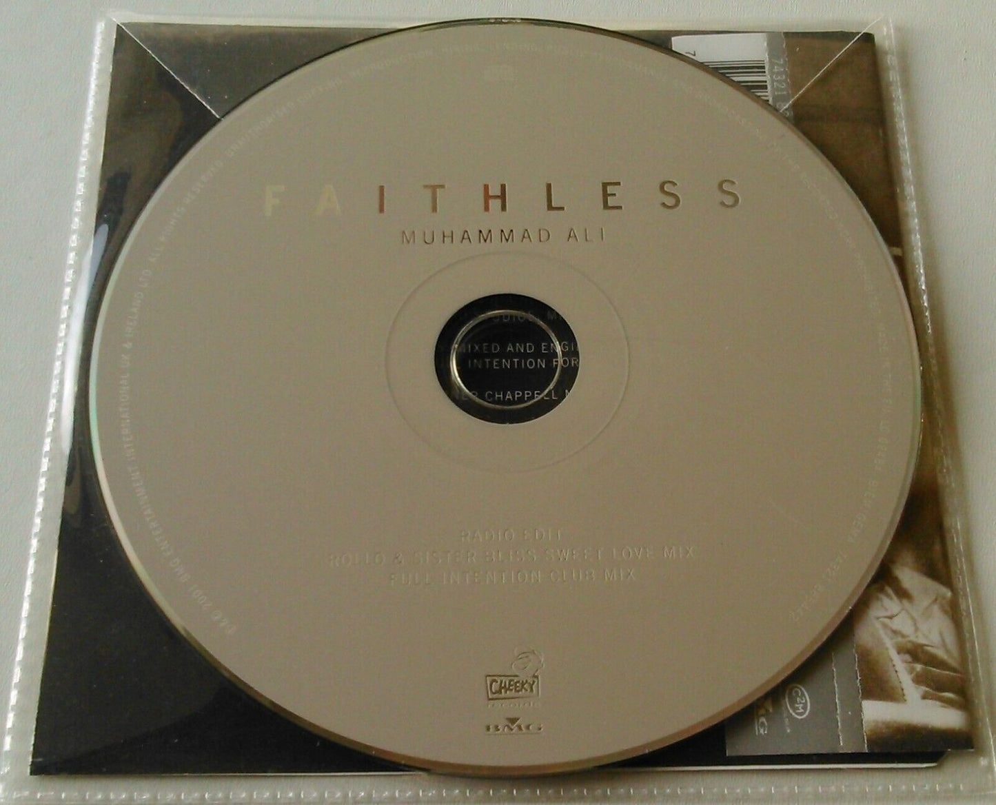 Faithless ‎– Muhammad Ali (2001) CD1 single *no jewel case*