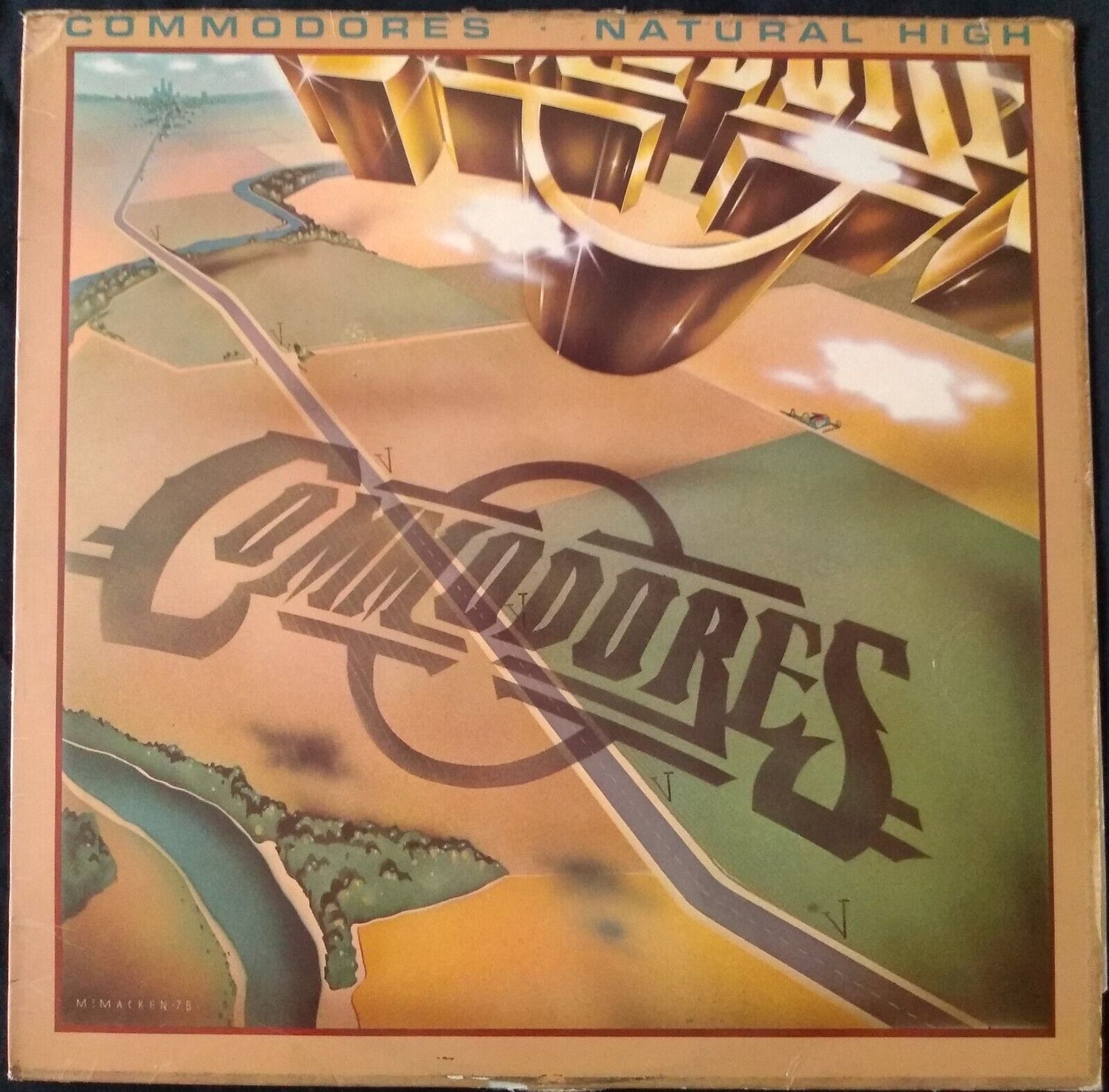 Commodores - Natural High (Motown 1978) 12" vinyl LP VG/G+