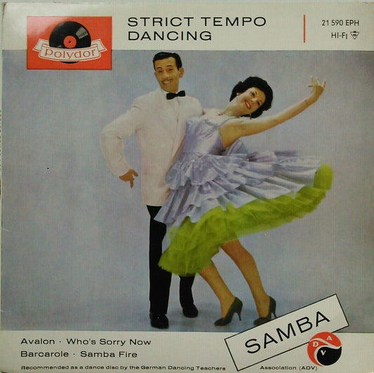 Horst Wende's Dance Orchestra - Strict Tempo Dancing - Samba 7" vinyl EP VG/VG