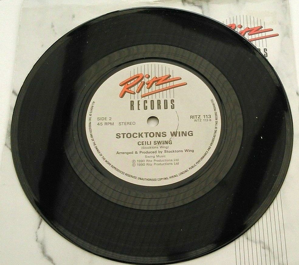 Stockton's Wing – I Can't Dance (Ritz, 1990) 7" vinyl single VG/VG