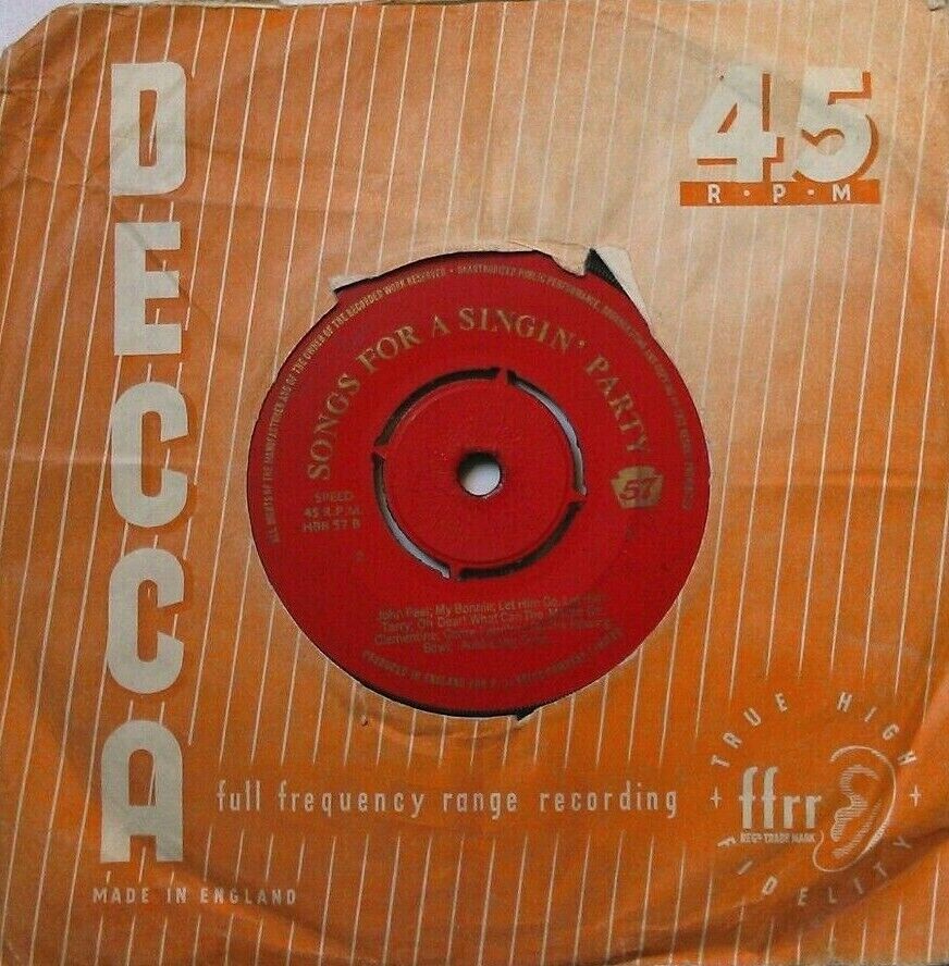 Jack Jackson – Songs For A Singin' Party (Heinz) 7" vinyl single VG/-