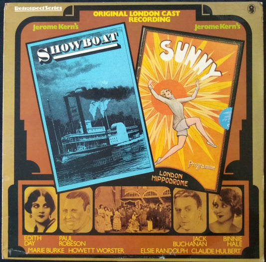 Jerome Kern - Jerome Kern's Showboat And Sunny (1976) 12" vinyl LP VG/VG