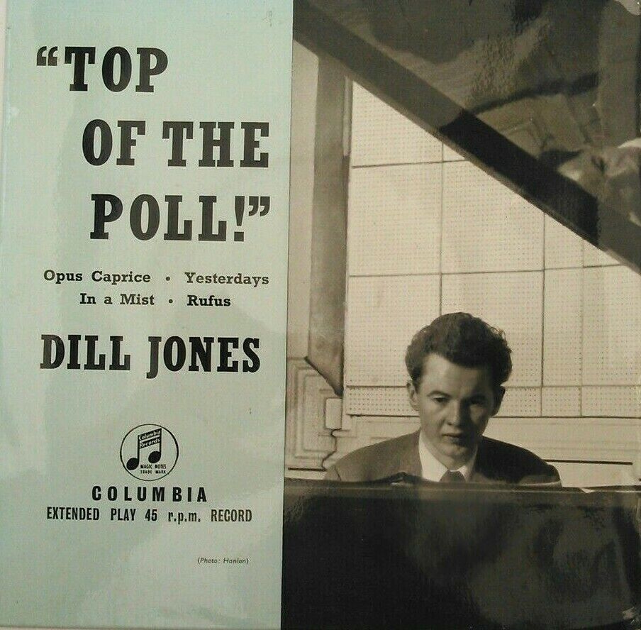 Dill Jones – Top Of The Poll! (Columbia, 1957) 7" vinyl P/S EP VG/VG