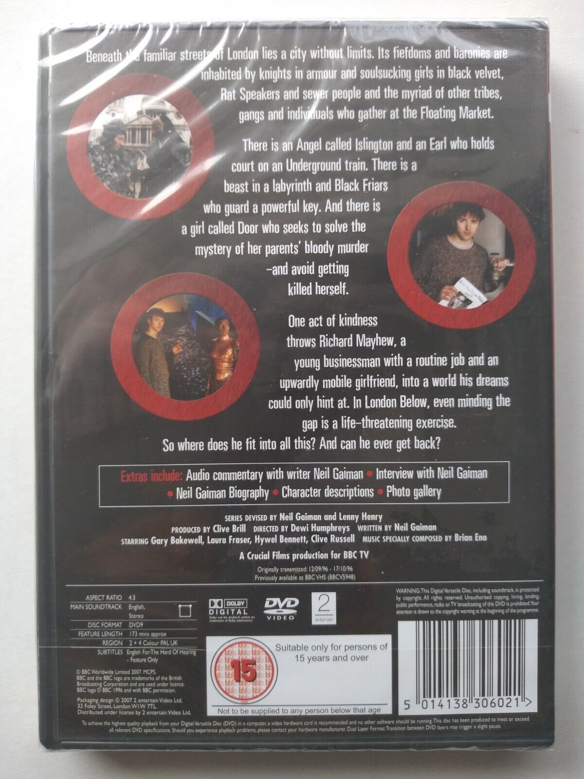 Neverwhere: The Complete Series (DVD,2007) New