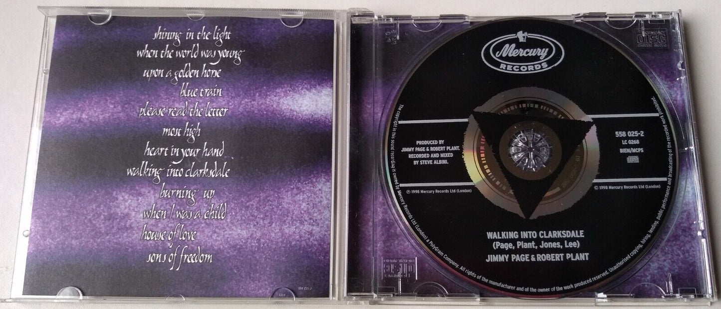 Jimmy Page and Robert Plant - Walking Into Clarksdale (1999) CD album