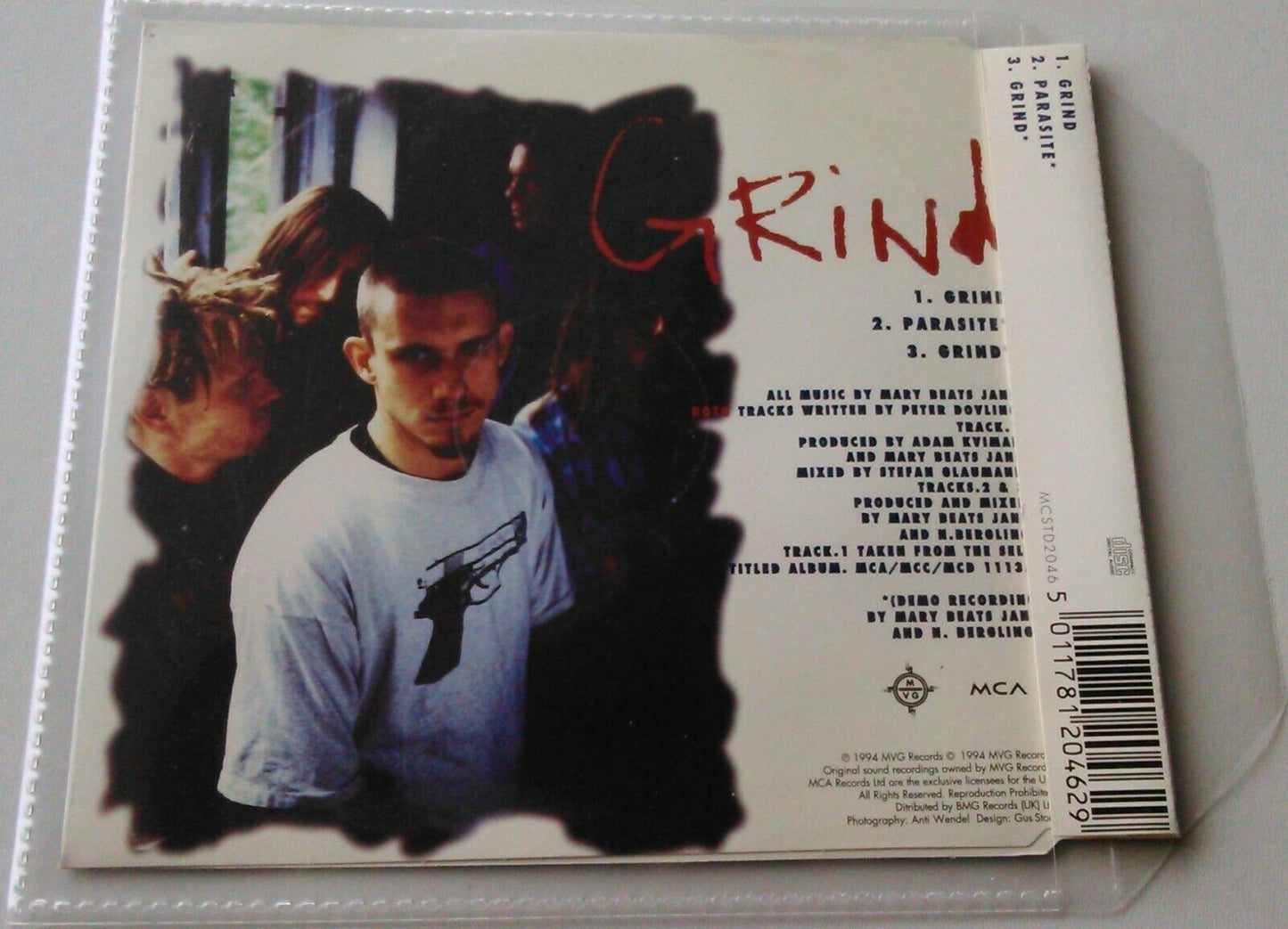 Mary Beats Jane – Grind (1995) CD single *no case - plastic wallet*