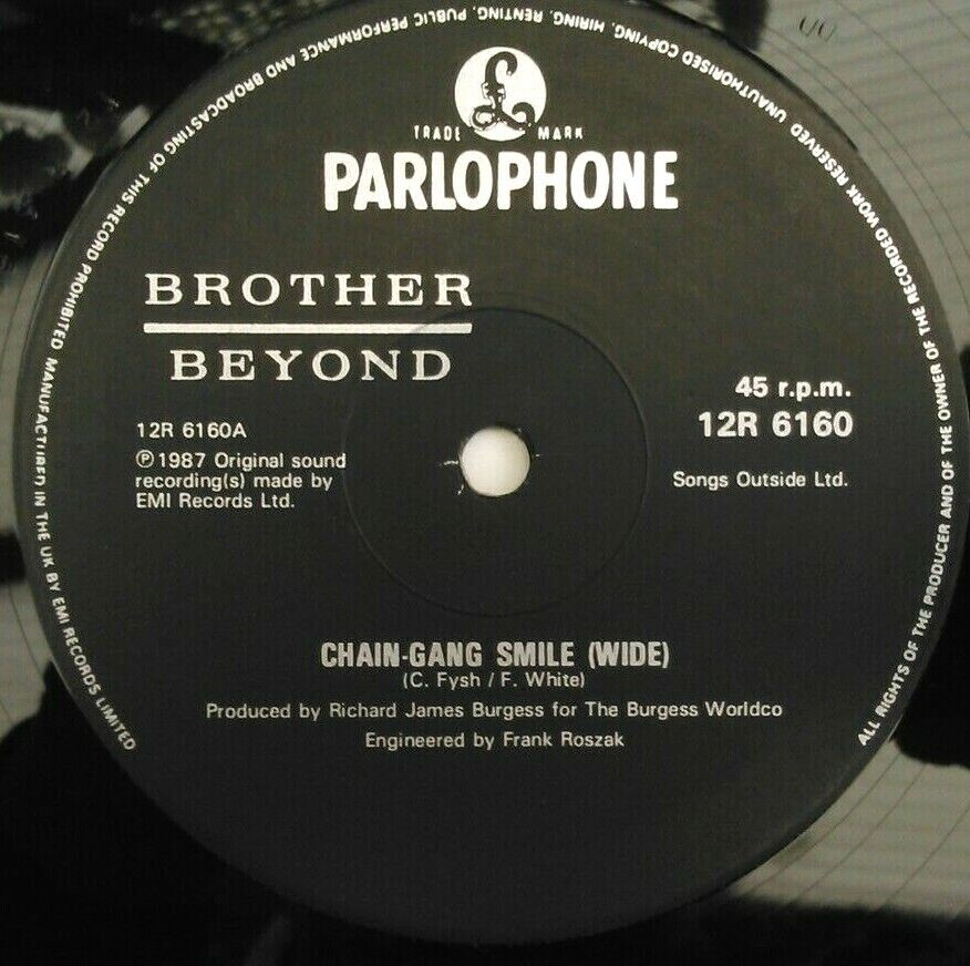 Brother Beyond – Chain Gang Smile (Wide) (1987) 12" vinyl single VG/VG