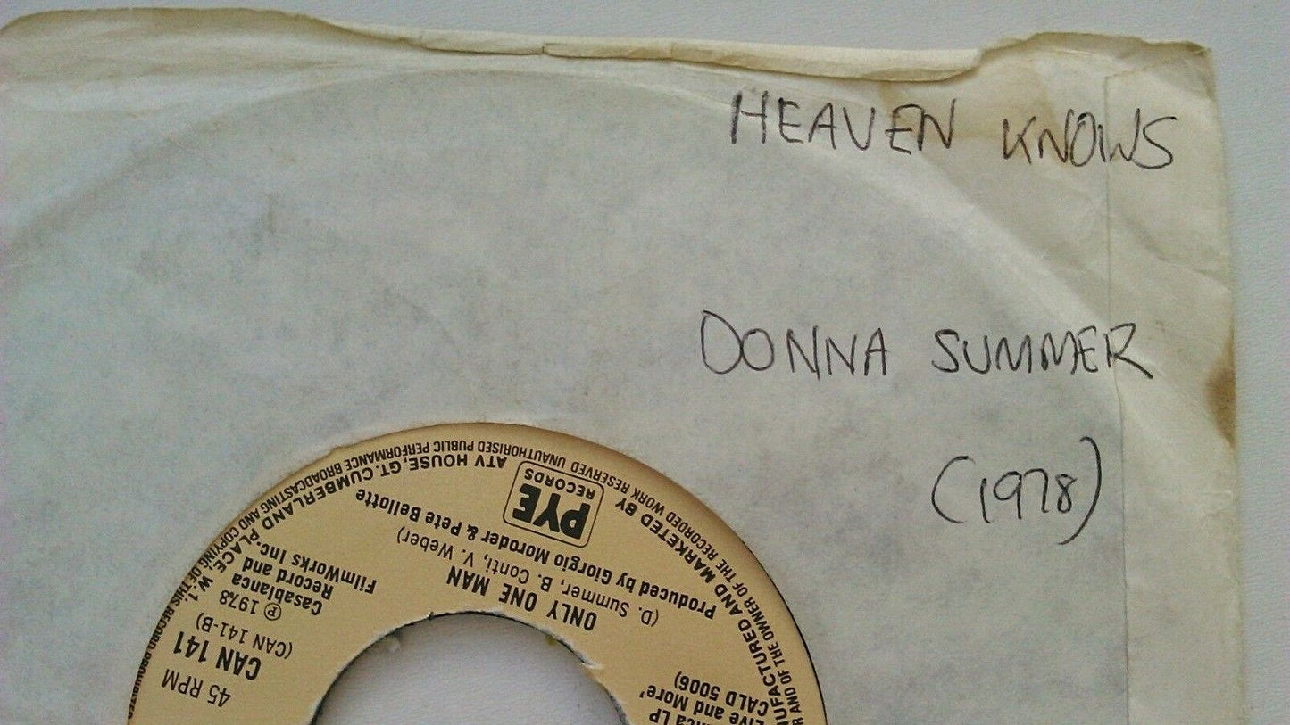 Donna Summer - Heaven Knows (Casablanca, 1979) 7" vinyl single VG/- jukebox