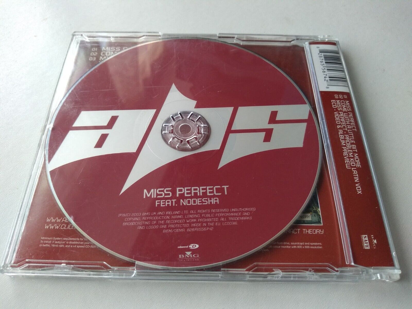 Abs - Miss Perfect (2003) CD single