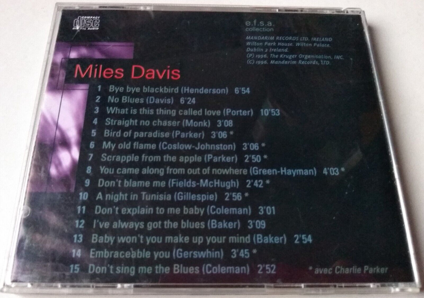 Miles Davis – Jazz Masters (100 Ans De Jazz) (1997) CD album