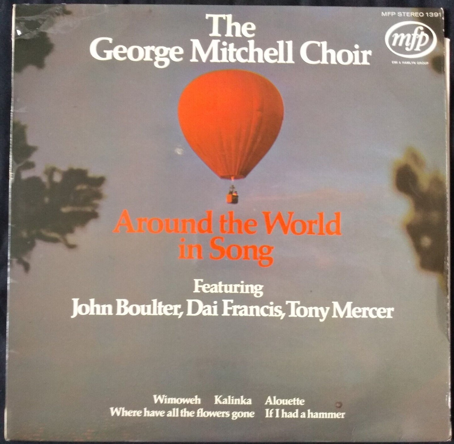 The George Mitchell Choir - Around The World In Song (EMI 1970) 12" vinyl LP VG