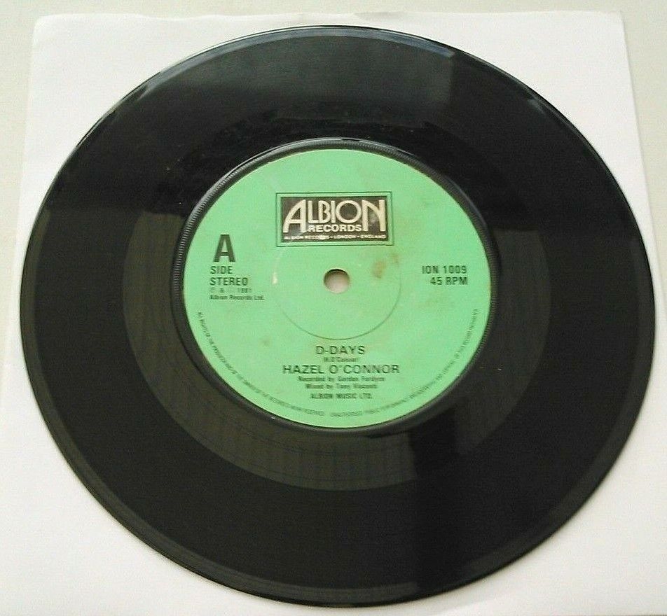 Hazel O'Connor - D-Days (Albion, 1981) 7" vinyl single VG/-