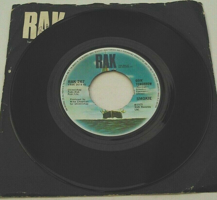 Smokie - For A Few Dollars More (RAK, 1978) 7" vinyl single VG/G+ jukebox centre