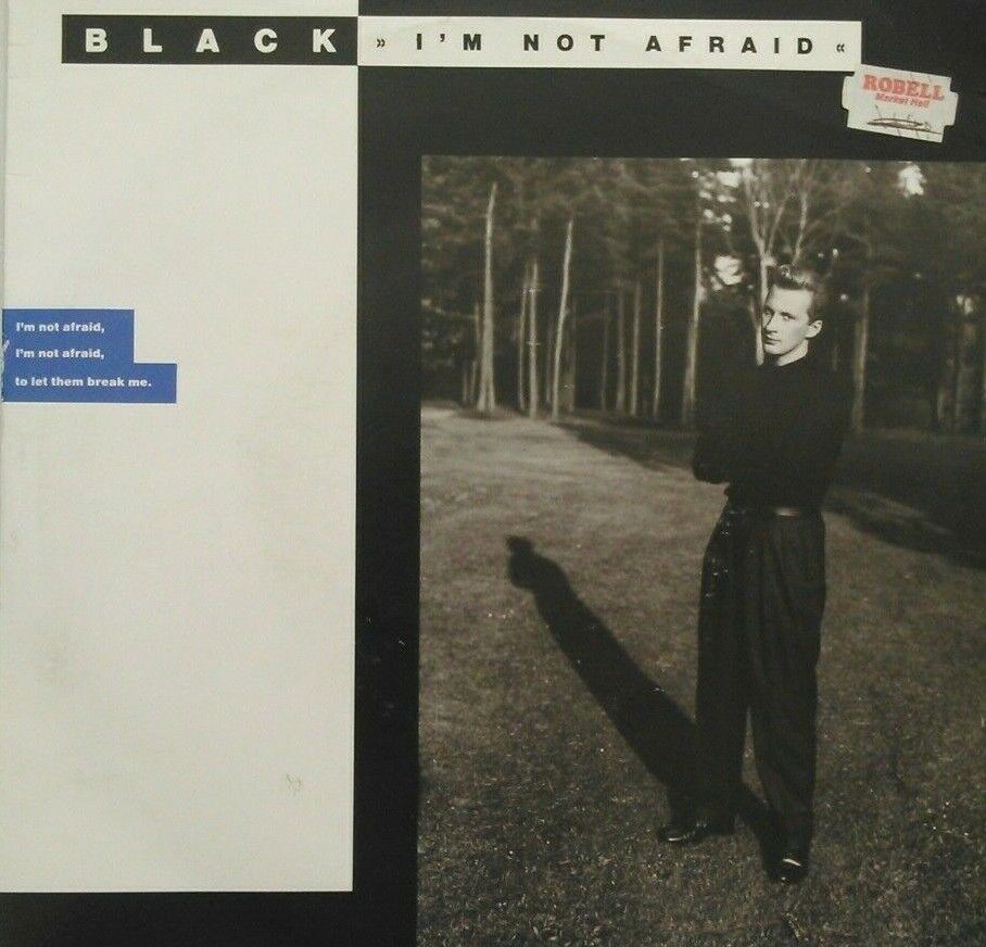 Black - I'm Not Afraid (A&M, 1987) 7" vinyl P/S single VG/VG