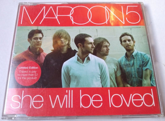 Maroon 5 - She Will Be Loved (2004) Limited Edition CD single