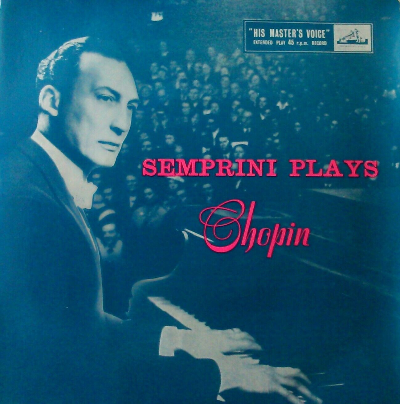 Albert Semprini – Semprini Plays Chopin (HMV) 7" vinyl EP VG/VG