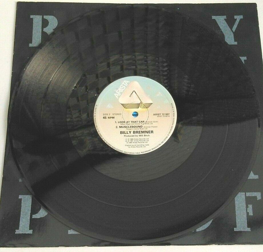 Billy Bremner – Shatterproof (Arista, 1984) 12" vinyl single VG/VG