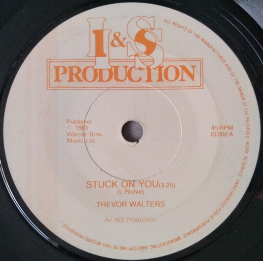 Trevor Walters - Stuck On You (I&S, 1983) 7" vinyl single VG/-