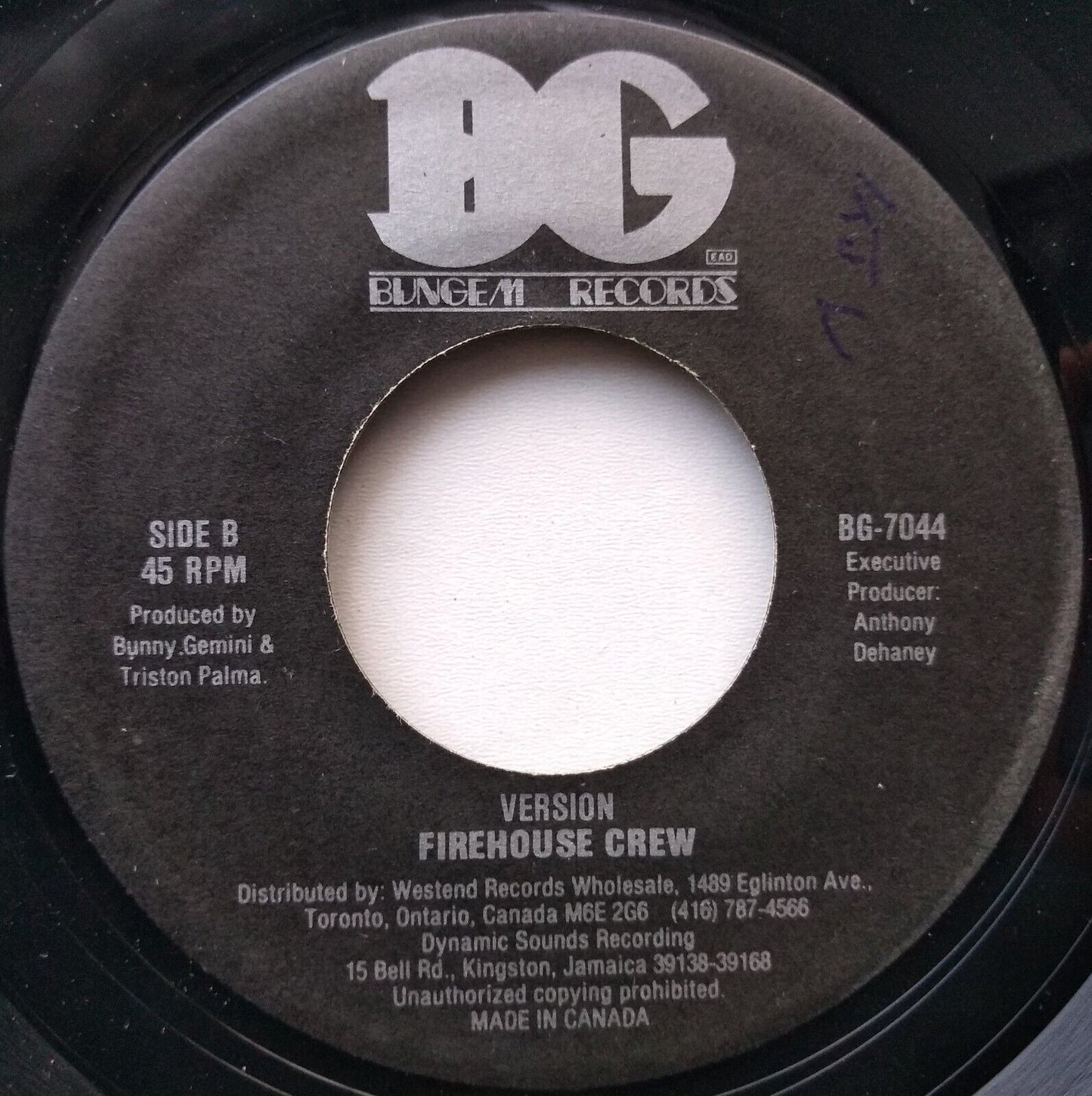 Triston Palma - If You Knew (Bungem) 7" vinyl single VG/- Canada jukebox