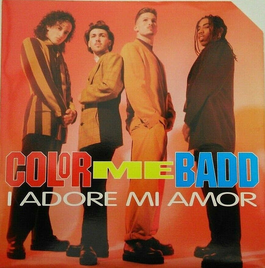 Color Me Badd – I Adore Mi Amor (Giant, 1991) 7" vinyl P/S single VG/VG