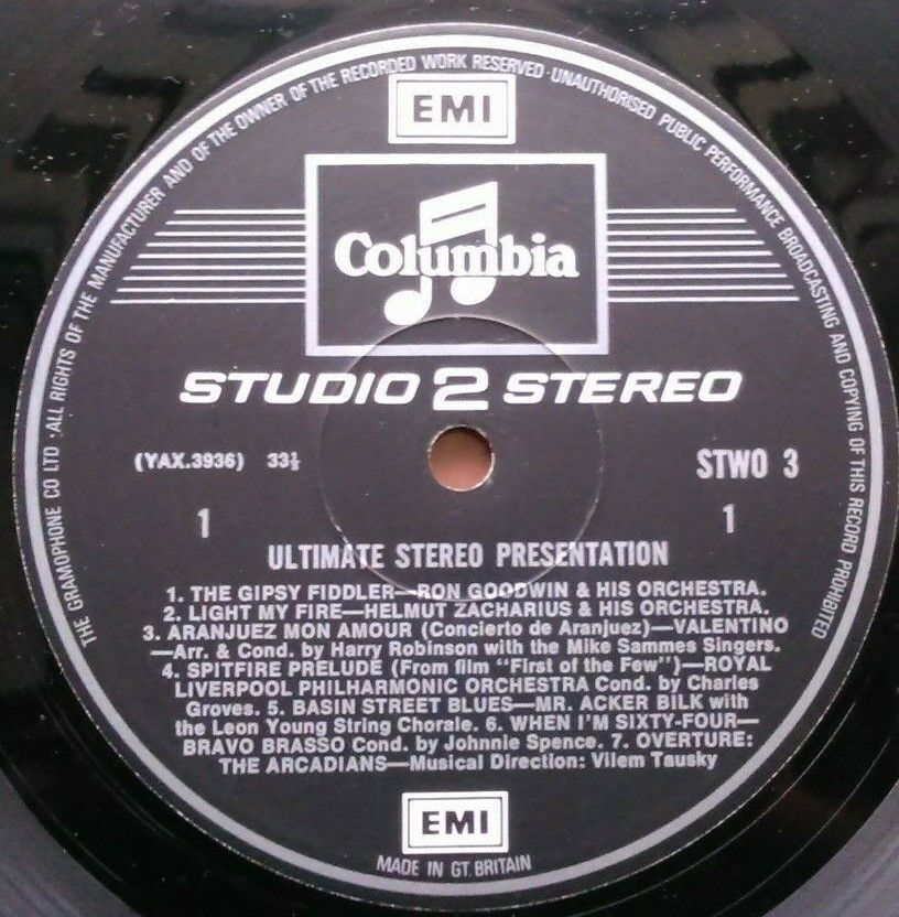 Various – Ultimate Stereo Presentation (Columbia, 1969) 12" vinyl LP VG/VG