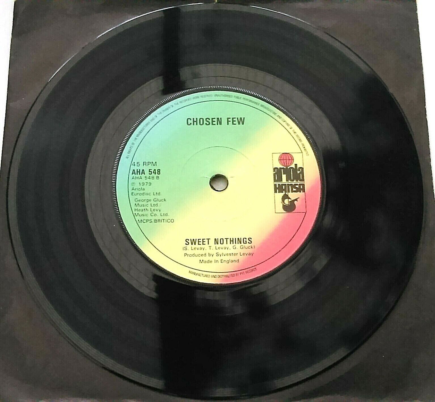 Chosen Few - Boogie Army (Boogie Down) (Ariola, 1979) 7" vinyl single VG/-