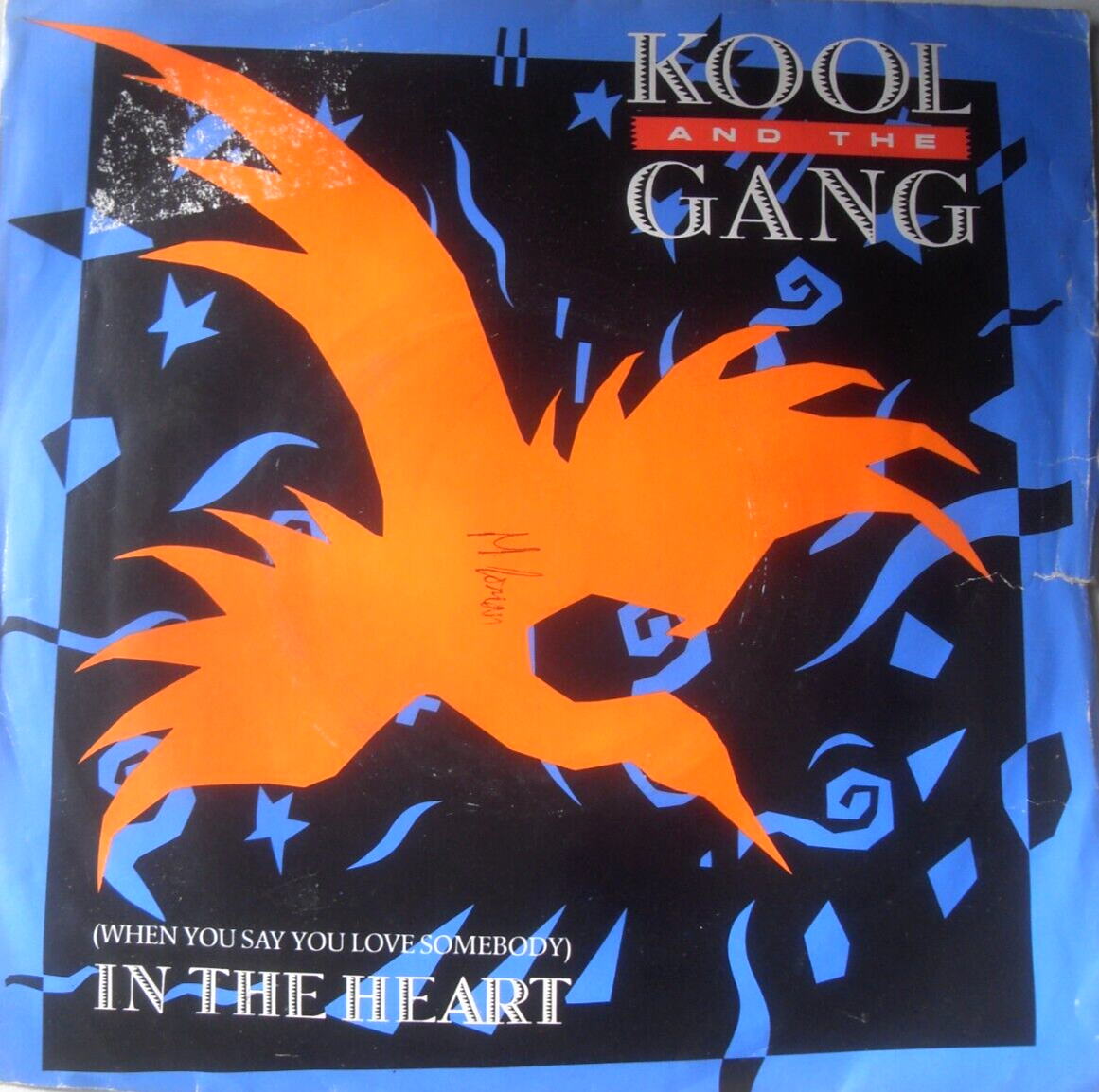 Kool And The Gang – In The Heart (De-Lite, 1984) 7" vinyl single VG/G+