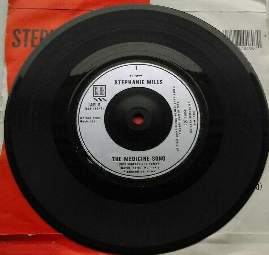 Stephanie Mills – The Medicine Song (Club, 1984) 7" vinyl P/S single VG/G+