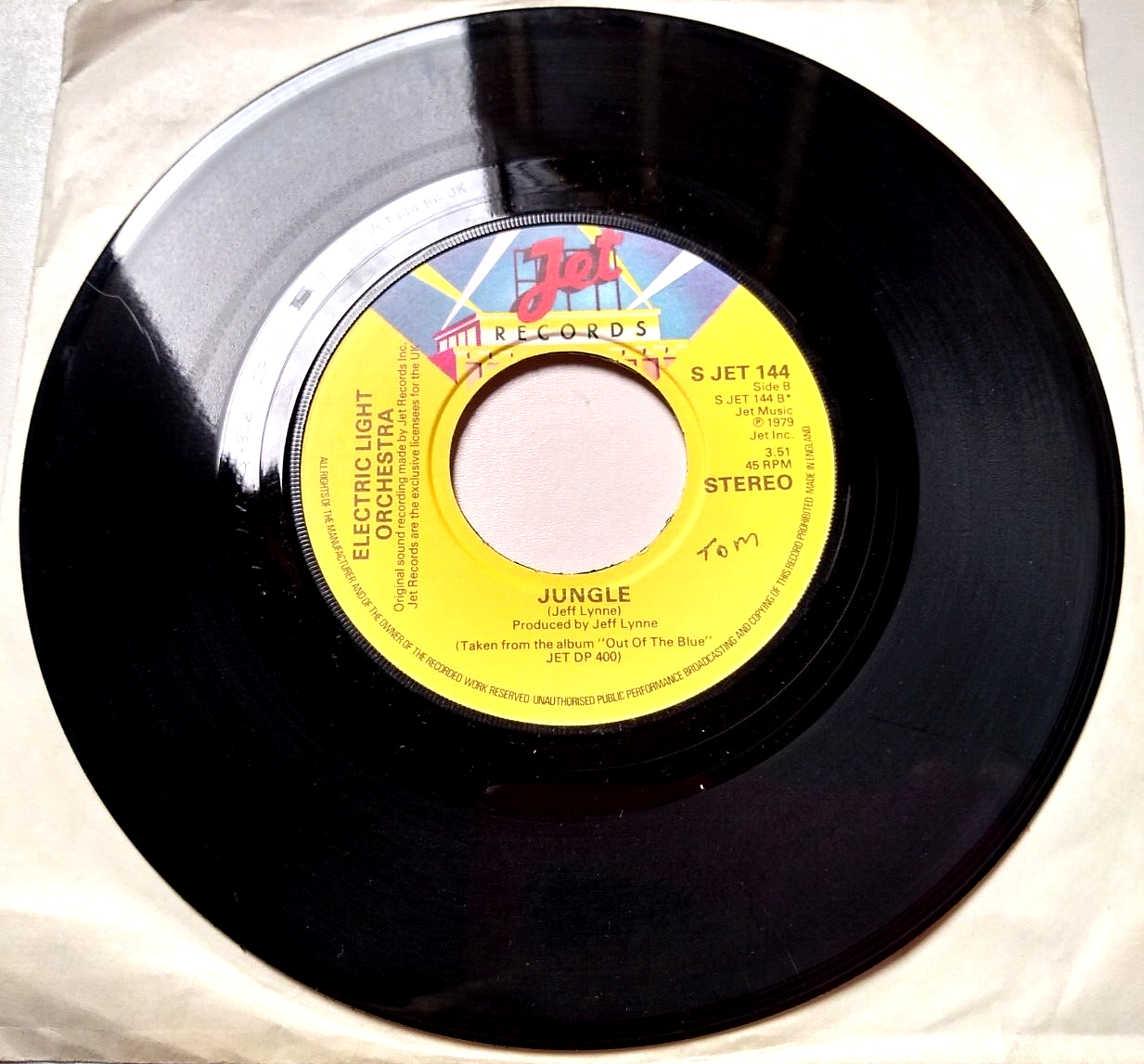 Electric Light Orchestra - Shine A Little Love (Jet 1979) 7" vinyl single VG/- jukebox centre