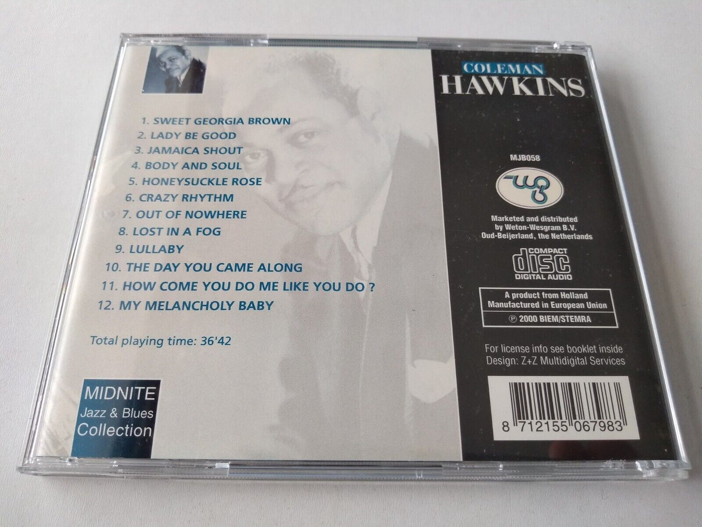 Coleman Hawkins ‎– Sweet Georgia Brown (2000) CD compilation album