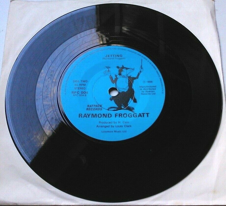 Raymond Froggatt - Don't Let Me Cry Again (Ratpack, 1986) 7" vinyl single VG/-