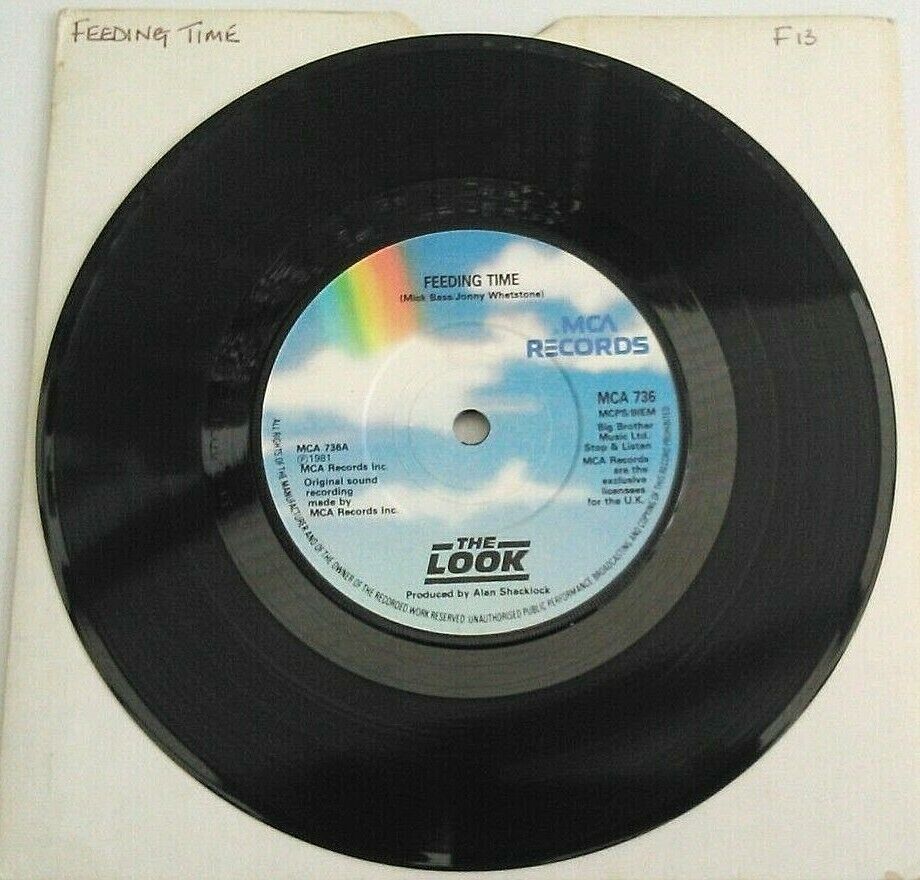 The Look - Feeding Time (MCA, 1981) 7" vinyl single VG/-