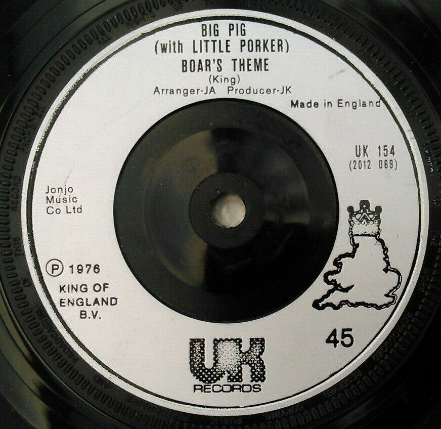 Big Pig With Little Porker - Baby Reggae (UK, 1976) 7" vinyl single VG/-