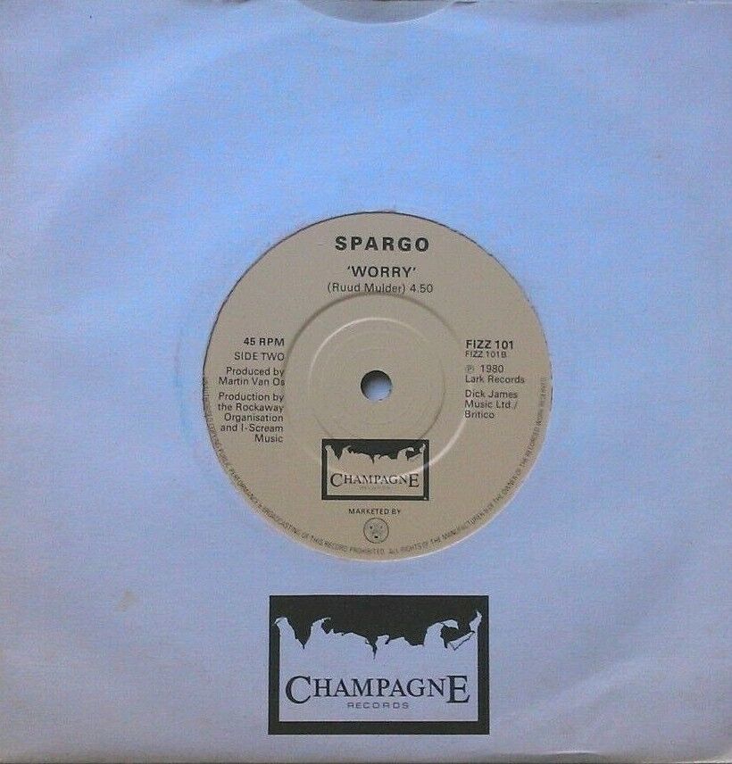 Spargo – You And Me (Champagne Records, 1980) 7" vinyl single VG/VG