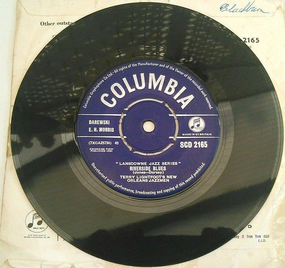 Terry Lightfoot's New Orleans Jazzmen - King Kong 7" vinyl P/S single VG/W