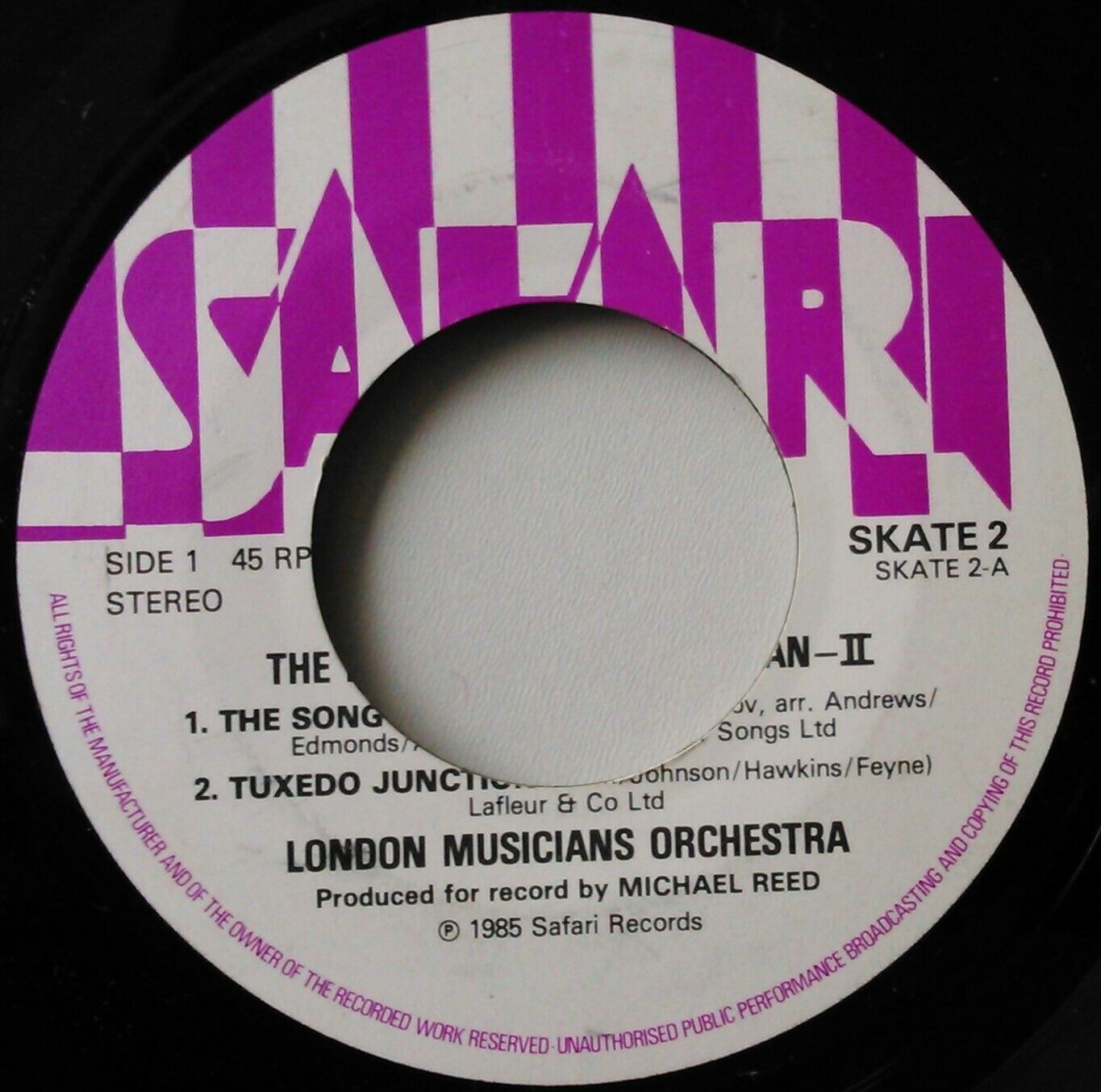 London Musicians Orchestra – The Music Of Torvill & Dean II 7" vinyl single VG/-