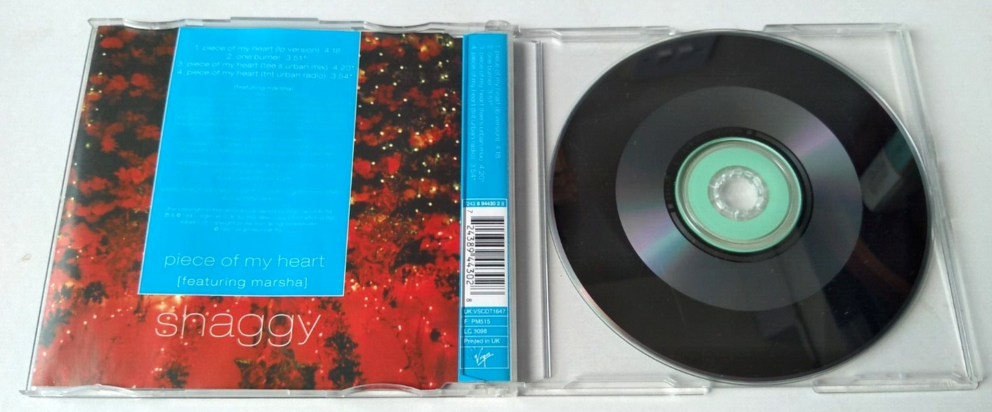 Shaggy featuring Marsha – Piece Of My Heart (1997) CD single