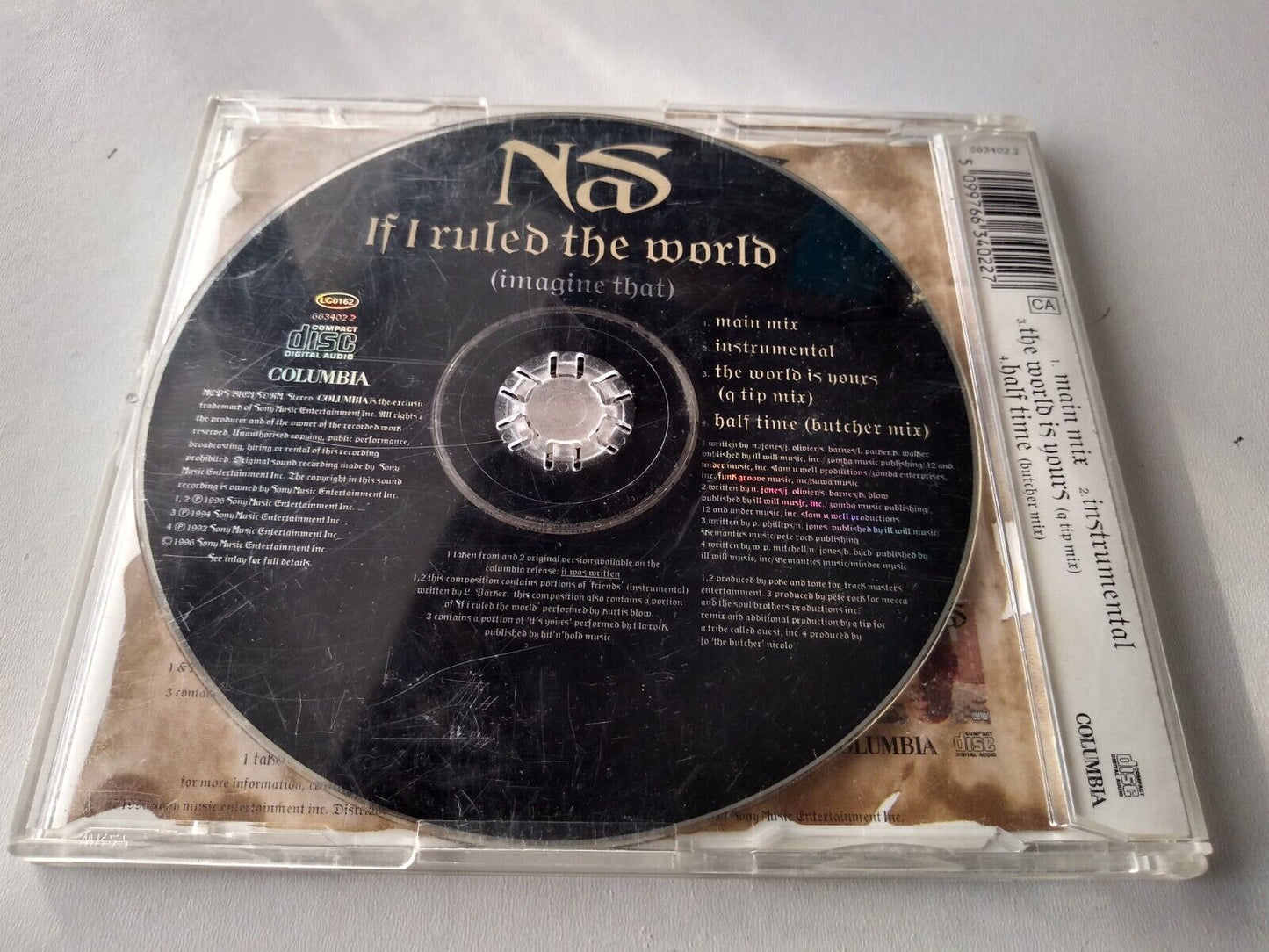 Nas - If I Ruled The World (1996) CD single