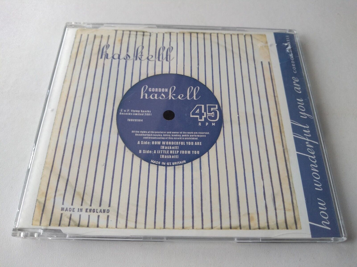 Gordon Haskell – How Wonderful You Are (2001) CD single