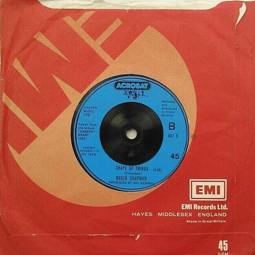 Roger Chapman - Let's Spend The Night Together (1979) 7" vinyl single VG/-