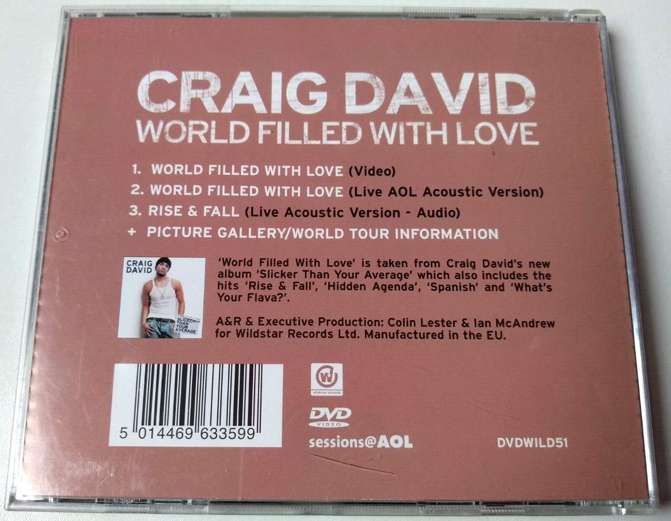 Craig David - World Filled With Love (2003) DVD single