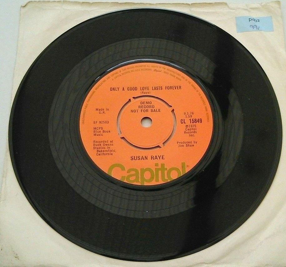 Susan Raye - Honey Toast And Sunshine (Capitol,1976) 7" vinyl single VG/VG promo