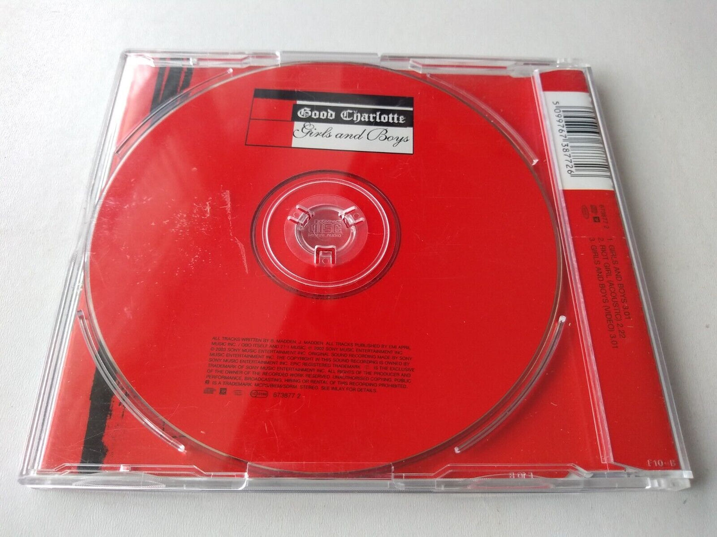 Good Charlotte - Girls And Boys (2003) CD single