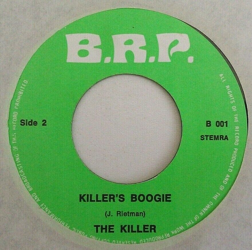 The Killer - Rockin' Mood (BRP, 1973) 7" vinyl single VG/- jukebox centre