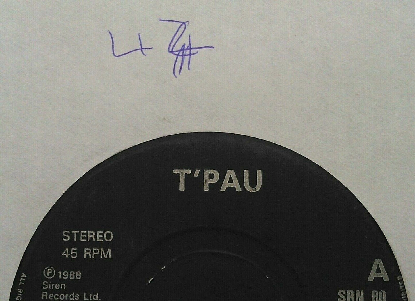 T'Pau – Sex Talk (Live) (Siren, 1988) 7" vinyl single VG/-