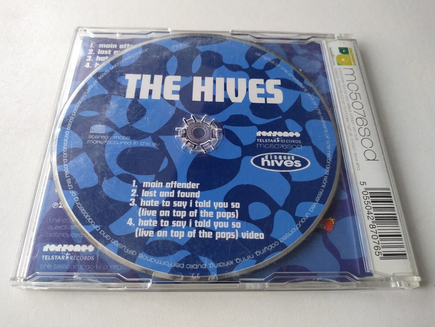 The Hives – Main Offender (2002) CD single